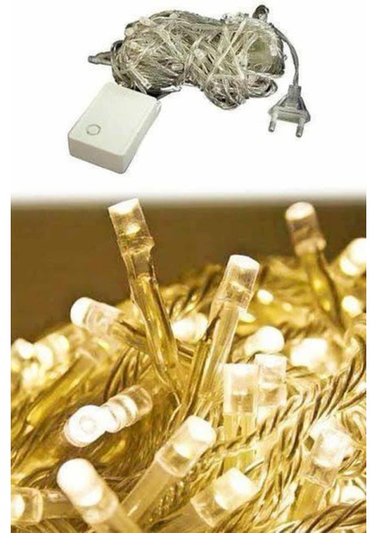 Dekoratif Peri LED 100 Ledli Gün Işığı Pilli 10 Metre Gün Işığı - M185B237-N78185 indirimleri