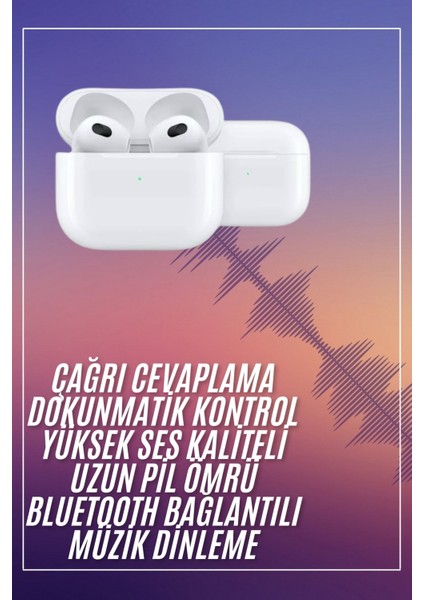 Bluetooth Kulaklık 3. Nesil Ios Android Uyumlu Yeni Nesil Wireless Charge - M288R679-K01288 fiyatları