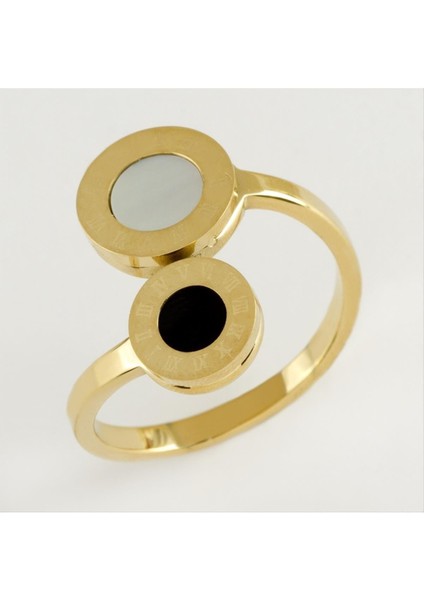 Sedef Lüks Çelik Yüzük