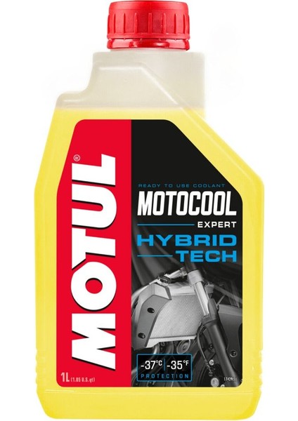 Motocool Expert Hybrid Tech -37°c | Yüksek Performanslı Motosiklet Antifrizi (1 Litre) 2025 Üretimyılı