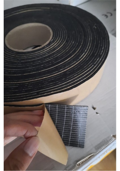 Elastromerik Kendinden Yapışkanlı Kauçuk Bant 3 mm * 75 mm * 15 mt