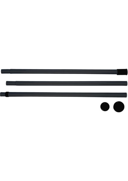 Siyah Ana Direk 165 - 300 cm Ayarlanabilir Boyut – Teleskopik Sistem Uyumlu Tek Modül fiyatları