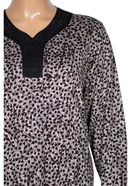 Hesna Kadın Minel Battal Beden Kuplu Boydan Siyah Elbise Desen 27 modelleri