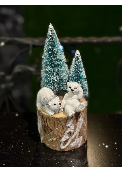 Yılbaşı Tasarım Masa Üstü Dekoratif Obje