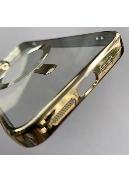 Iphone 14 Plus Uyumlu Magsafe Kenarlar Renkli Kılıf modelleri