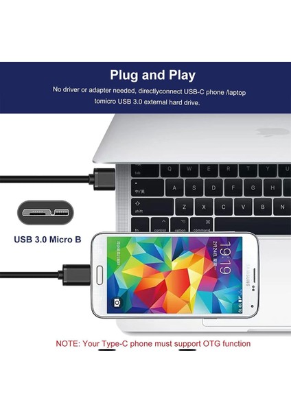 Type C To Micro USB B Şarj ve Senkronizasyon Veri Aktarım KABLOSU1M indirimleri