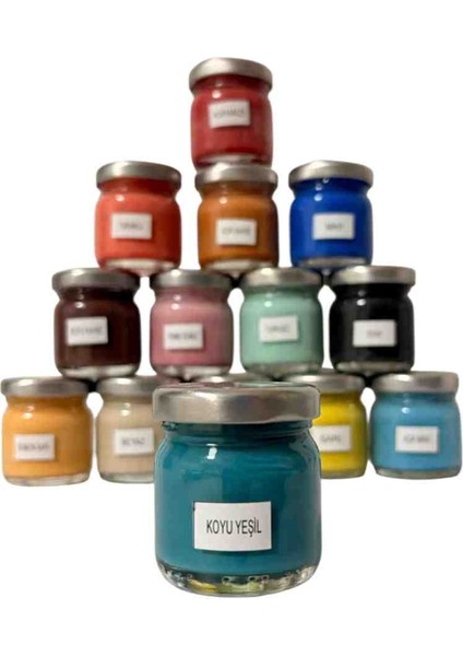 900_1100 derece Seramik Çini Boyası 40CC Koyu Yeşil fiyatları