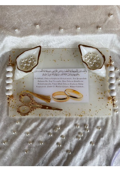 Kişiye Özel Dualı Söz Tepsisi,nişan Tepsisi,damat Kahvesi Tepsisi