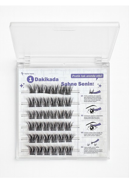 KP1450 - Takma Kirpik Yasemin Teli Kendinden Yapışkanlı - Ten Rengi-Siyah fiyatları