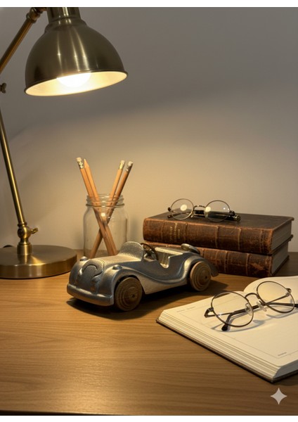 Nostaljik Metal Ahşap Tekerlekli Dekoratif Araba – Vintage Esintili Ev ve Ofis Dekoru modelleri