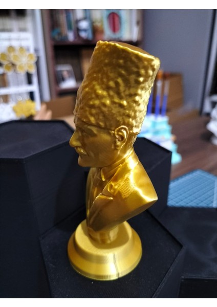 Altın Renkli Atatürk Büstü – 10 cm modelleri