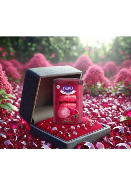 Diamonds Yakut Işıltısı Güzellik Sabunu – 4'lü Set | Işıltılı Ciltler Için Özel Formül