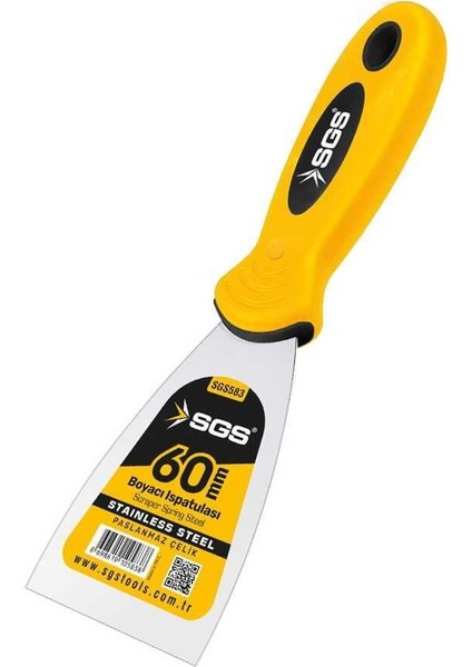 Sgs 583 Spatula Paslanmaz Çelik 60 mm