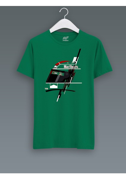 Michael Schumacher Shapes Of Helmet T-Shirt