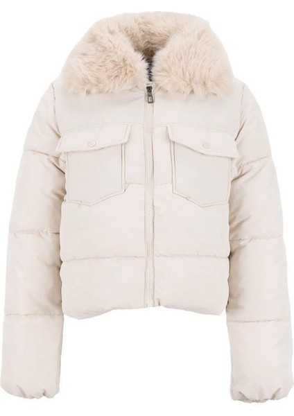 15322000 Onlmaggı Fur Puffer Pumıce Stone Kadın Mont