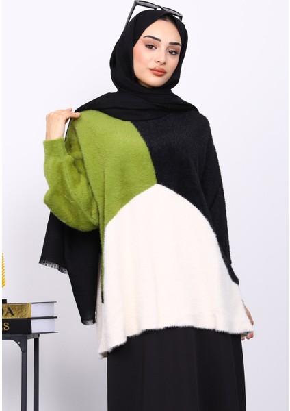 Siyah Bisiklet Yaka Yumoş Triko Kazak modelleri