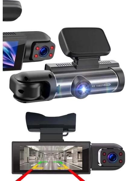 Çift Kameralı Araç Kamerası Ön ve Arka Kameralı - M861K507-R89861 indirimleri