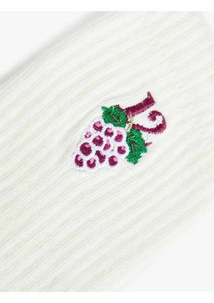 Yılbaşı Temalı Işlemeli Tenis Çorabı modelleri