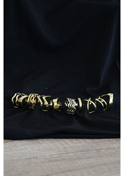 Ayarlanabilir 10LU Yüzük Seti Kaliteli - 6581320200115-1923 fiyatları