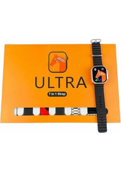 7 Kordonlu Akıllı Saat Plastik Kordon Hasır Kordon Çelik Kordon - M087K039-R75087 modelleri