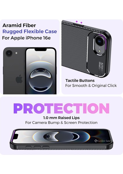 Apple iPhone 16E Uyumlu Kılıf Karbon Tasarım Kamera Korumalı Silikon Telefon Kılıfı Kapak fiyatları