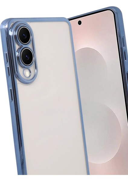 Xmpdby Newface Samsung Galaxy S25 Edge Razer Lensli Silikon - Açık Mavi modelleri