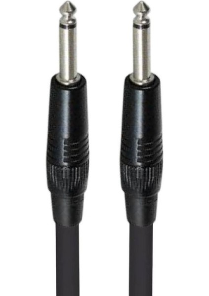 Pedal Bağlantı Kablosu Efekt Pedal Ara Kablosu Siyah Çift Jaklı Düz/düz 3 Adet fiyatları