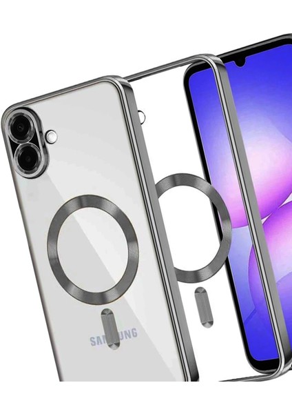 Xmpdby Newface Samsung Galaxy A07 Kross Magneticsafe Kapak - Titan Gri modelleri