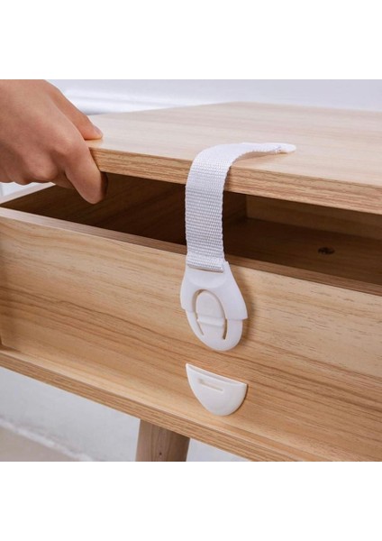 15 Adet Bebek Çocuk Güvenlik Dolap ve Çekmece Kilidi Çok Amaçlı Çocuk Kilit 6 Adet Priz Kapatıcı