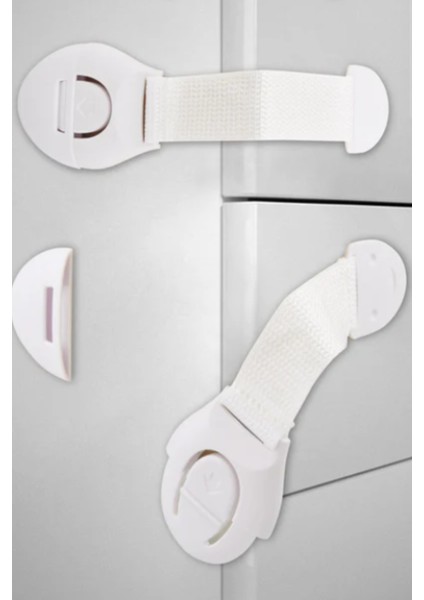 15 Adet Bebek Çocuk Güvenlik Dolap ve Çekmece Kilidi Çok Amaçlı Çocuk Kilit 6 Adet Priz Kapatıcı