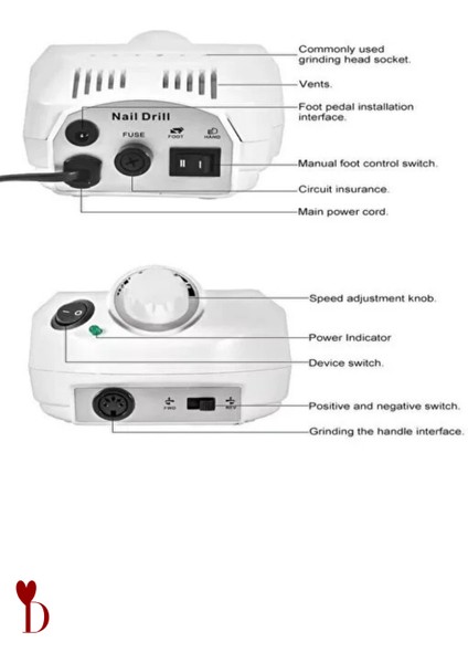 Elektrikli Profesyonel Freze Tırnak Törpü Manikür Pedikür Makinesi Nail fiyatları