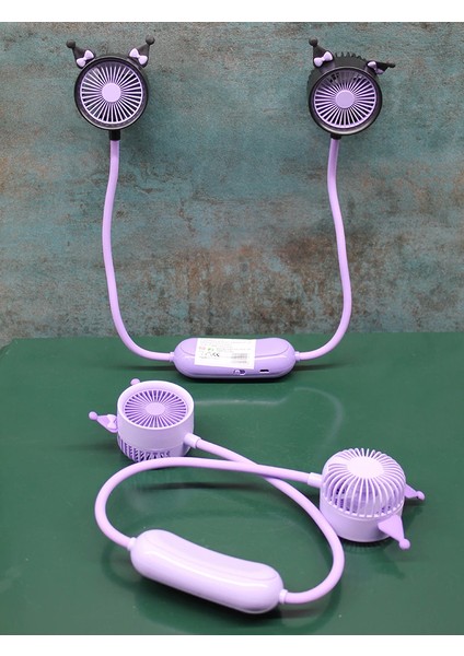 Kuromi Şarjlı Boyun Fanı Vantilatör 2 Kademeli ALK2689 - Lisinya