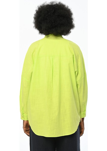 Beyaz Çiçek Nakışlı Oversıze Kesim Pamuk Büyük Bedene Uygun Gömlek indirimleri