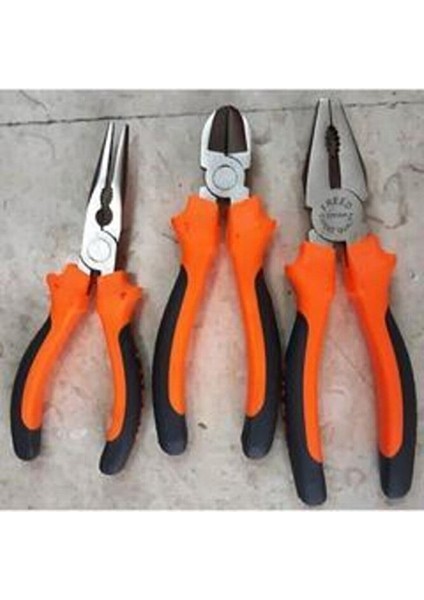 180 mm Pense 160 mm Kargaburun 160 mm Yan Keski 3 Lü Konbine Set 0967SERI