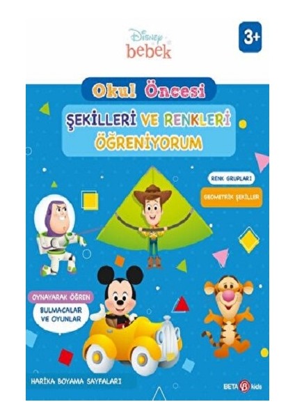 Disney Eğitsel Okul Öncesi Şekilleri ve Renkleri Öğreniyorum