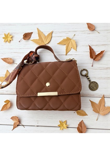 Fularlı Kapitone Kadın El ve Omuz Çantası fiyatları