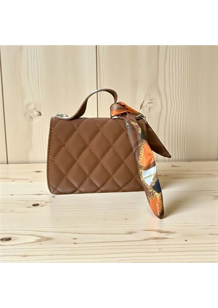 Fularlı Kapitone Kadın El ve Omuz Çantası modelleri