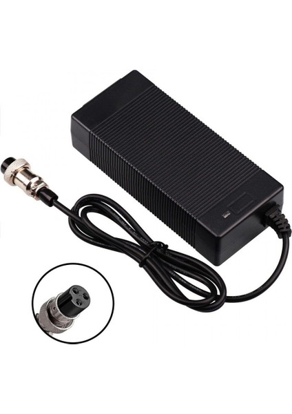 Sway 500-1000-2000W E-Scooter Uyumlu Şarj Kablosu ve Adaptörü (54.6V 2A)