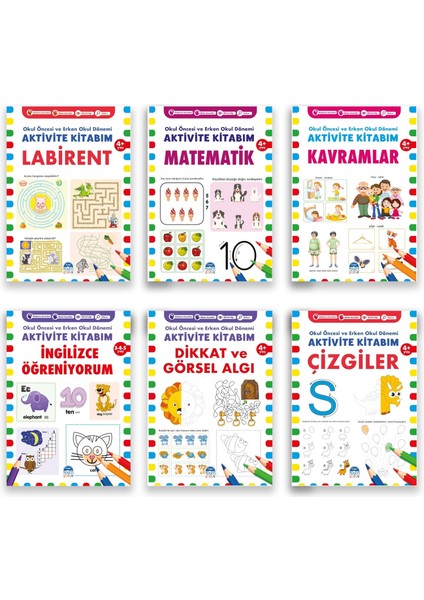4 Yaş Aktivite Kitap Seti