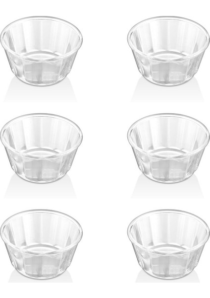 Kırılmaz Sosluk Seti 6’lı – Kahvaltılık, Reçellik, Meze ve Tatlı Servis Kabı | Isıya Dayanıklı Polikarbon Mini Kase | Ev ve Restoran Için