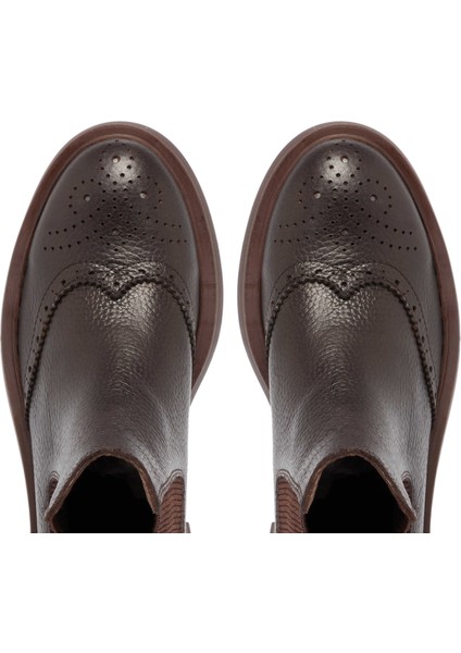 Kahve Hakiki Deri Kadın Casual Bot - K24K1BT67616-A42 indirimleri