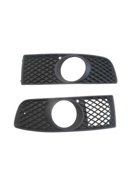 Volkswagen Polo- 4- 1999-2001 Sis Lamba Kapağı Sağ/sol Set (2 Parça) Sis Delıklı Oem No (6N0853666C)