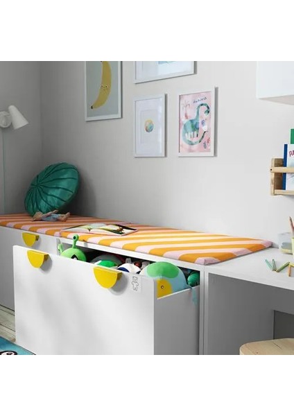 Bankkamrat Bank Minderi Pembe Sarı 90 x 50 x 3 cm fiyatları