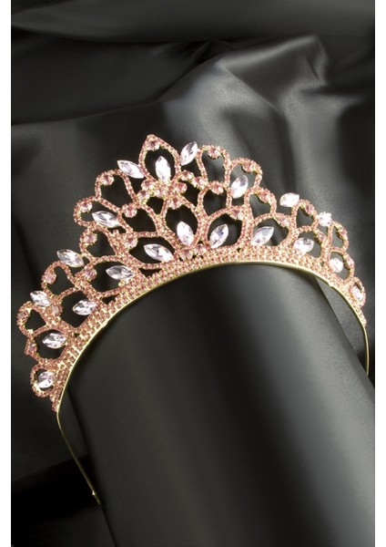 Lüks Taşlı Gelin Tacı
