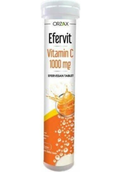 Efervit Vitamin C 1000 Mg 20 Efervesan Tablet
