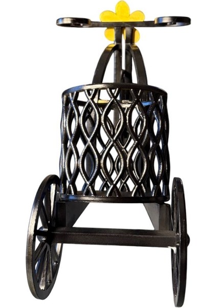 Nostaljik Bisiklet Figürlü Şarap Standı – El Boyaması – Vintage Tarz Dekoratif Şarap Tutucu ve Masa Üstü Obje fırsatları