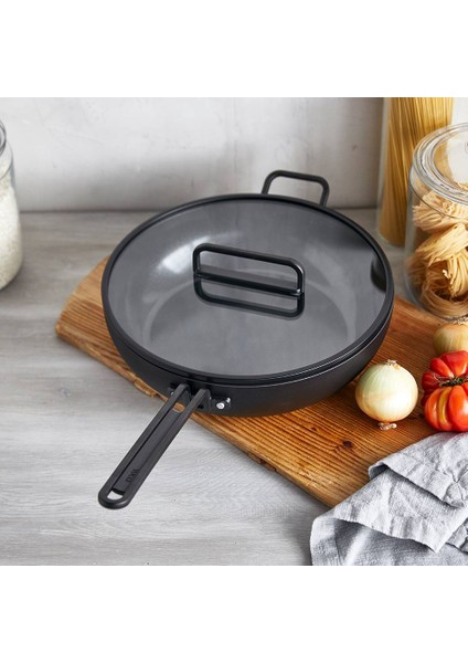 Stanley Tucci™ Kızartma Tavası 33 cm Milano Siyahı