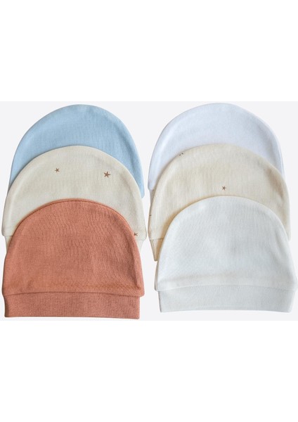 Organik Pony 6'lı Şapka Karışık