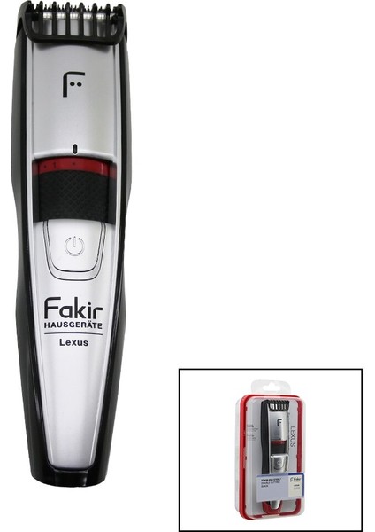 Fakir Lexus Saç Sakal Kesme - Traş Makinesi USB Şarj 0.5---10MM Kesim Ayarı 2 Saat ŞARJ=60DK Kullanım (5332)