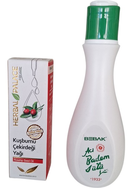 Kuşburnu Çekirdeği Yağı & Bebak Acı Badem Sütü Cilt Bakım Seti fiyatları